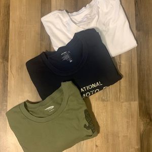 Set of 3 Men’s Tees (2 Old Navy/1 Banana Republic)(XL)